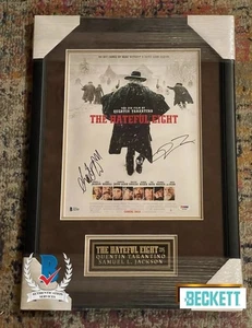 QUENTIN TARANTINO SIGNED HATEFUL EIGHT CAST SIGNED 11X14 BAS COA BECKETT (E - Picture 1 of 2