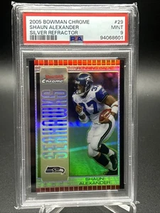 2005 Bowman Chrome - Shaun Alexander #29 Silver Refractor /50 - Picture 1 of 2