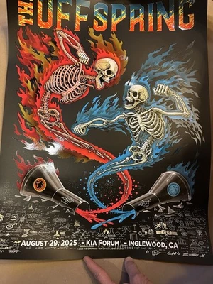 The Offspring Poster Forum 8/29 2025 Emek 20/50 Inglewood ARTIST PROOF - Image 1 of 3