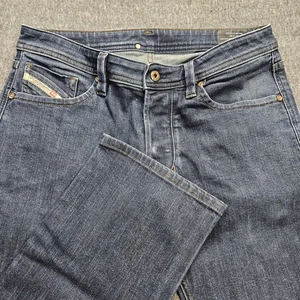 Diesel Larkee Herren Größe 33 x 32 normale gerade Waschung 00C06Q Knopfleiste Jeans Y2K - Bild 1 von 15