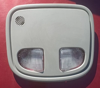 Pontiac G6 2007-2010 conjunto de lámpara de luz de mapa cúpula central delantera OEM gris PROBADO Foto 1 de 2