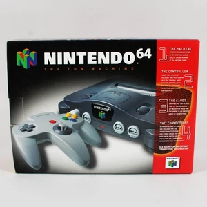 Console Nintendo 64 N64 completa di scatola c. 1998 - Foto 1 di 5