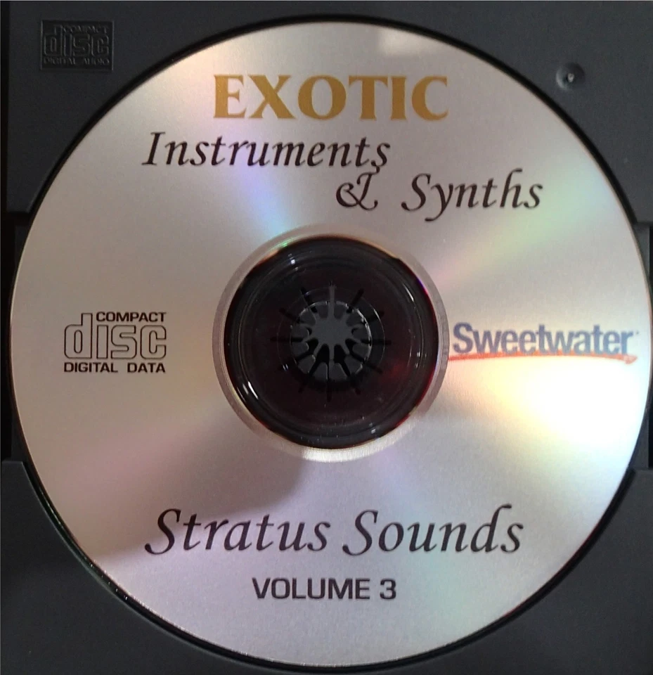 Kurzweil CD-ROM Sample Disk  " Exotic Instruments & Synths  -  Volume 3 " - Image 1 of 1