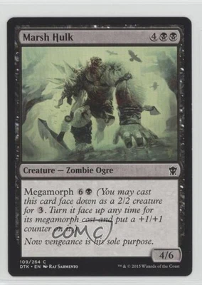Marsh Hulk Magic: Dragons of Tarkir DTK #109 - Image 1 of 2