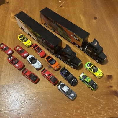Fast & The Furious гонки чемпионов автомобили Semitrucks лот 15 затмение и т. д. 1:64 - Изображение 1 из 4
