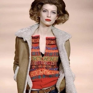 FW2005 Alexander McQueen Runway Fair Isle Wool Cardigan Sweater - Bild 1 von 20