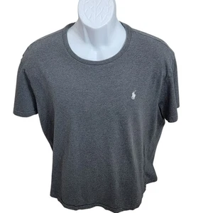 Polo Ralph Lauren T-Shirt, Herren XL, grau Kiesel, weiß Polo, Kurzarm, gebraucht, in einwandfreiem Zustand - Bild 1 von 11
