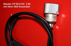 Koaxial Stecker 50 Ohm CP-50-212C 35cm UdSSR 35cm Messkabel Stecker unbenutzt - Bild 1 von 3