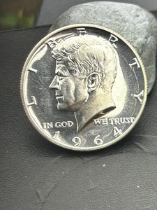 1964 USA Kennedy BU Silber Half Dollar Münze Ref S 91. - Bild 1 von 3