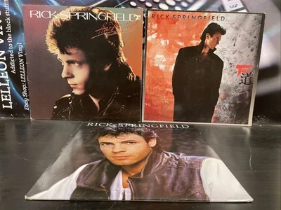 3x Rick Springfield LP Job Lot Album Vinyl Record Pop Rock 80’s Living Tao Hard - Image 1 of 4