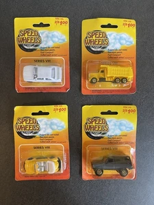 Vintage Speed Wheels (Lot of 4) Die Cast Vehicles Cars Series VIII - Picture 1 of 9