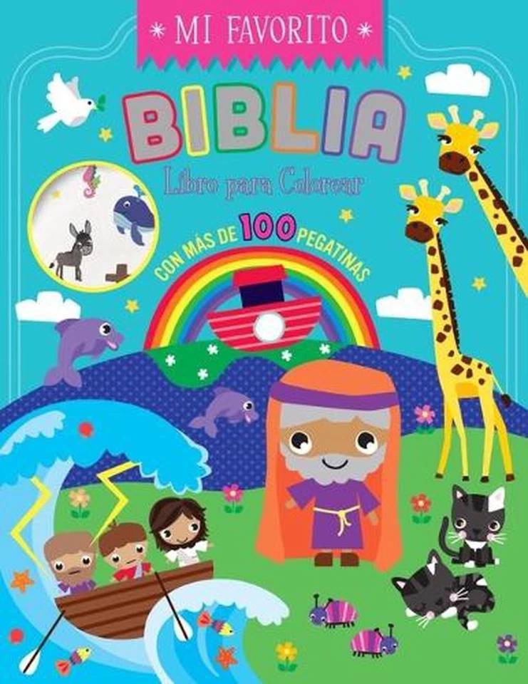 Biblia - Libro Para Colorear Con Pegatinas (Bible-Coloring and Sticker Book) by  - Image 1 of 1