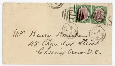 P97/20 ST KITTS 1904 1/2d PAR CUBIERTA A LONDRES Foto 1 de 2