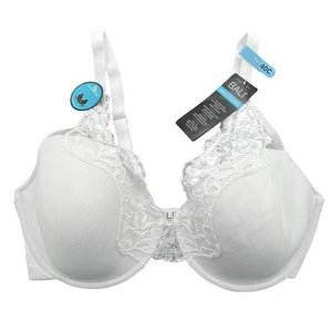 Bali glättender BH Damen 40C weiß Spitze Bügel dünne Schaumstoffschalen gepolstert DF0084 - Bild 1 von 4