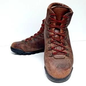 🔥 Vintage Loveson Vibram Sohle Herren Wanderschuhe Knöchel Schnürer 10,5 UK 45 EUR - Bild 1 von 15