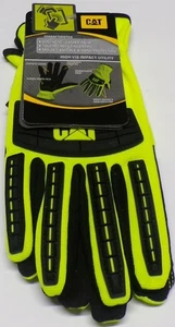 CAT High-Vis Impact Utility Handschuhe Kunstleder Handfläche Large/9 - Bild 1 von 5