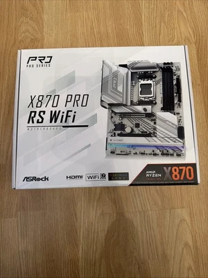 New ASRock X870 Pro RS WiFi AMD Socket AM5 ATX - Image 1 of 2