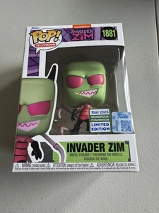 Funko Pop! Adesivo ufficiale Nickelodeon Invader Zim Wondercon 2025 #1881 - Foto 1 di 6