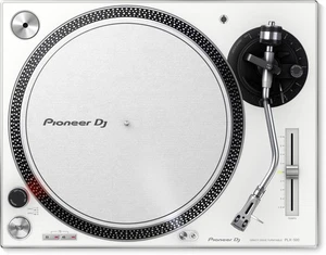 PLX-500-W:  WHITE Turntable Direct-drive Motor, Preamplifier, Headshell with - Picture 1 of 4