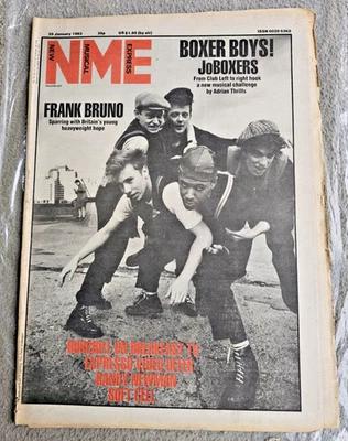 NME January 29 1983 JoBoxers Frank Bruno New Musical Express Magazine Rare - Image 1 of 3