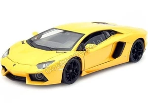 2011 Lamborghini Aventador LP700-4 Amarillo 1:24 Welly 24033 - Imagen 1 de 6