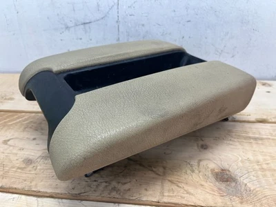 97-03 BMW E39 530i 525i 528i Consola central delantera Brazo Codo Cubierta Borde Bronceado Foto 1 de 4