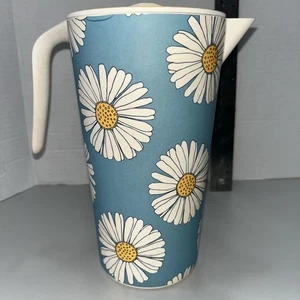 Matilda Jane Hostess Exclusive Enchanted Garden Blue Daisy Pitcher Melamine - Picture 1 of 7