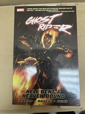 Marvel Ghost Rider Hell Bent & Heaven Bound TPB Rare OOP Aaron First Print - Image 1 of 3