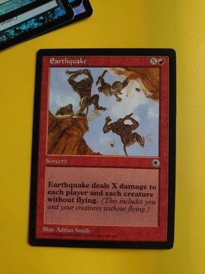 Eathquake. Portal sorcery  rare  Magic the Gathering Card. - Image 1 of 4