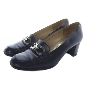 Salvatore Ferragamo Pumps Women's Size 5.5 Black Leather - Picture 1 of 9