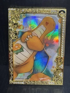 Pokémon Elf Eif Origin 2.0 Gold Frame Dragonite Metal Card 17/18 Hit Non-TCG - Picture 1 of 6