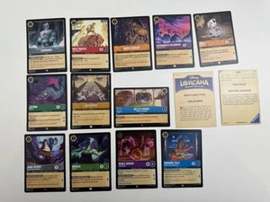 Lot of 14 Disney Lorcana Trading Cards - Picture 1 of 18