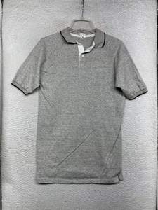 Polo vintage LL Bean uomo grigio medio made USA campione cotone anni 90 classica - Foto 1 di 10