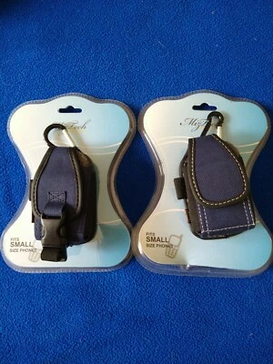 Set of 2 Miztech Small Cell Phone Cases with Belt clip....New  - Image 1 of 4