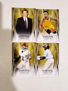 Lote de 10 tarjetas VIP Leaf National NSCC 2019 Franco Kyler Murray Curry Ford  - Imagen 1 de 1