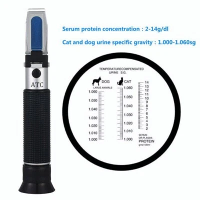 Refraktometer 3 in 1 Pet Klinisches Urin Serum Protein Hunde Katze Refraktometer - Bild 1 von 4