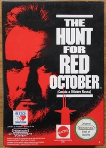 THE HUNT FOR RED OCTOBER MATTEL VERSION PAL SYSTEM NINTENDO NES - Foto 1 di 2