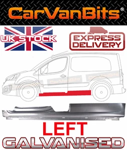 FOR CITROEN BERLINGO PEUGEOT PARTNER 08-18 FULL SILL REPAIR BODY PANEL LEFT - Picture 1 of 9