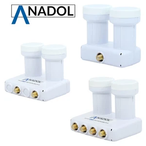 Anadol Monoblock Astra Hotbird Single Twin Quad LNB HD HDTV UHD 1-4 Teilnehmer - Bild 1 von 13