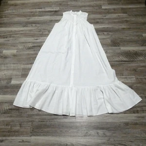Willow Creek Nightgown Womens Large White Embroidered Comfort Lounge - Picture 1 of 11
