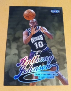 1998-99 Fleer Ultra Gold Medallion Anthony Johnson tarjeta de la NBA #77G - Kings - Imagen 1 de 2