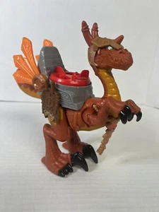 Figura de acción Fisher Price Mattel Imaginext Dino Fortress Raptor dinosaurio solo - Imagen 1 de 15