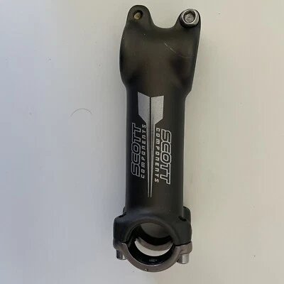 Scott Components Threadless AL Stem, 120mm, 25.4mm, Black Boxed - Image 1 of 4