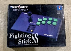 Sega Saturn Joystick Fighting Stick HORI HSS-07 Tested without a box From Japan