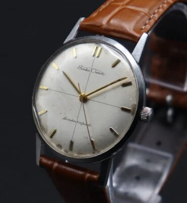 Reloj Seiko Crown 19 Jewel 1959 - J14036 - Hecho en Japón - Vintage Foto 1 de 4