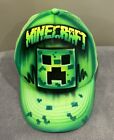 Minecraft Cobra Snapback Baseball Cap Lime Green Mesh Back One Size Fits All