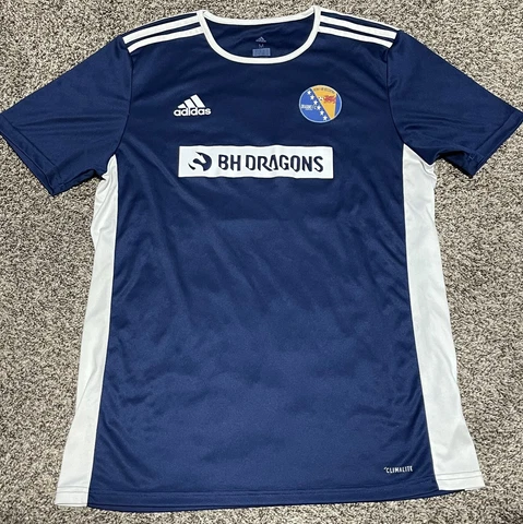 adidas Bosnia Herzegovina Home BH dragons Soccer Jersey Mens Medium EUC Cover