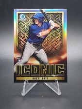 2023 Bowman Chrome Brett Baty Iconic New York Mets #BI-20 Rookie Card NM
