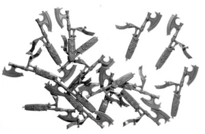 D4C33 15x HACHE HAUT ELFE (CHAR TIRANOC) WARHAMMER AOS BITZ - Imagen 1 de 1