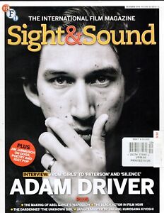ADAM DRIVER Sight & Sound UK Magazine 12/2016 RARE KYLO REN GUCCI ANNETTE